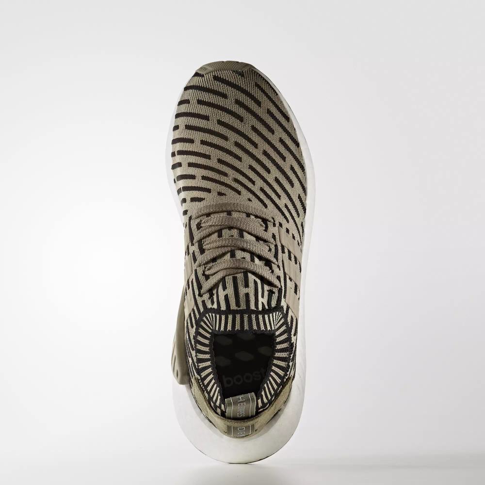 Adidas NMD R2 Primeknit Tenis Verdes Para Hombre (MX-99620)